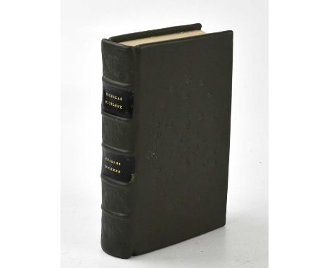 DICKENS (C), THE LIFE AND ADVENTURES OF NICHOLAS NICKLEBY; first edition in book form, with engraved portrait frontis and oth