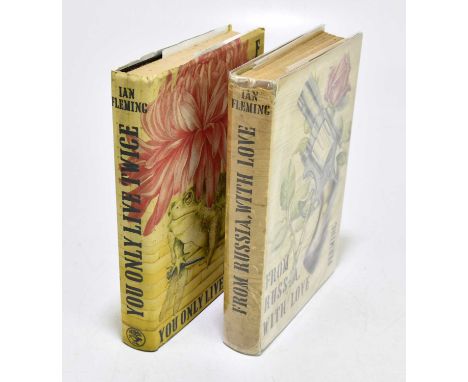 FLEMING (I), YOU ONLY LIVE TWICE, first edition, facsimile jacket, Jonathan Cape, 1964; with a Book Club edition of From Russ