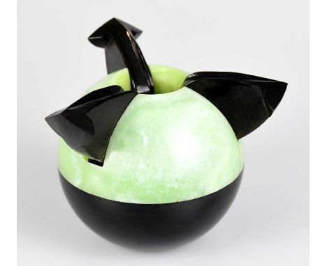 ROANOID FOR ROXON; a rare 1930s Art Deco tennis ball ashtray with three bakelite retracting arms, produced for Dunlop Rubber 