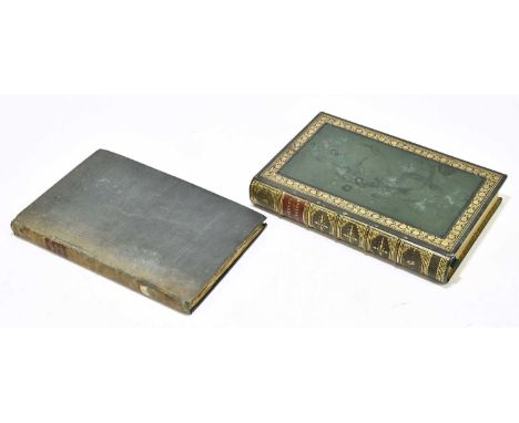 SOWERBY (G), A CONCHOLOGICAL MANUAL, 4th edition, with hand coloured engraved frontis and twenty-eight plates, full green lea