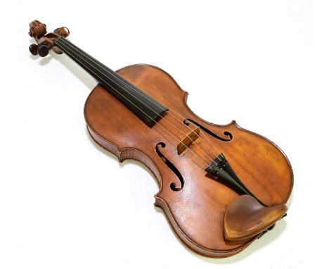 A good full size English violin by George Hudson, Skegness, with interior label 'Made by George Hudson, Skegness, Lincolnshir