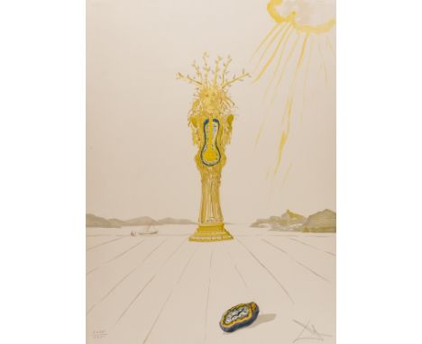 δ Salvador Dali (1904-1989)Time. Desert Watch (Field 76-1-E)Lithograph printed in colours, 1976, signed in pencil, numbered f