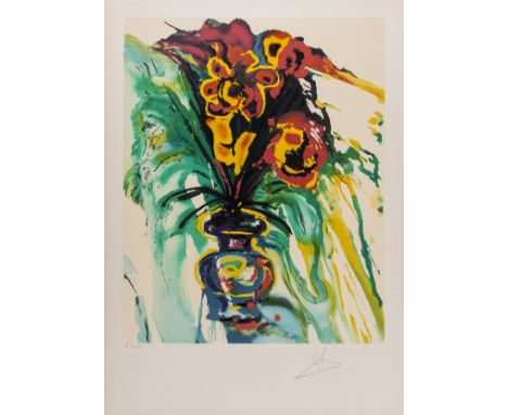 δ Salvador Dali (1904-1989)Fleurs Surréalistes. Flowers for Gala (80-10-A)Lithograph printed in colours, 1980, signed in penc