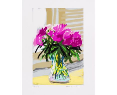 δ David Hockney (b.1937)Iphone Drawing No 535, 28th June 2009Digitial pigment print in colours, 2019, signed and dated in pen