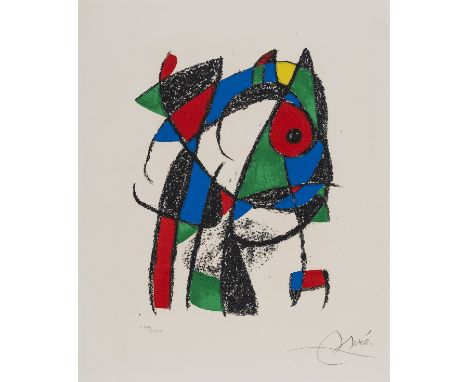 δ Joan Miró (1893-1983)Untilted. Lithographie II (Mourlot 1037)Lithograph printed in colours, 1975, signed in pencil, numbere