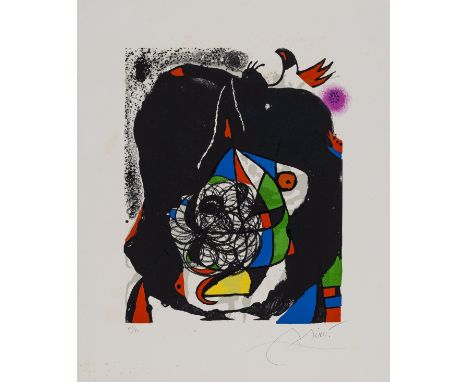 δ Joan Miró (1893-1983)Les Révolutions Scéniques de XXe Siecle (Mourlot 1079)Lithograph printed in colours, 1975, signed in p