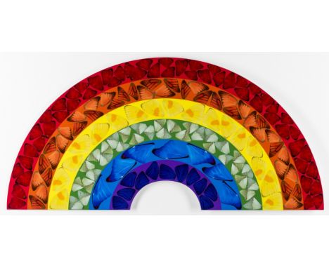 δ Damien Hirst (b. 1965)H7-1 Butterfly RainbowLaminated giclée print on aluminium composite panel, 2020, with the Artist's st
