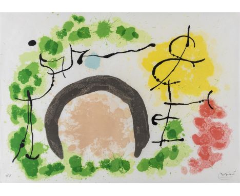 δ Joan Miró (1893-1983)Le Lézard aux Plumes d'Or (Mourlot 524)Lithograph printed in colours, 1967, signed and inscribed H.C. 