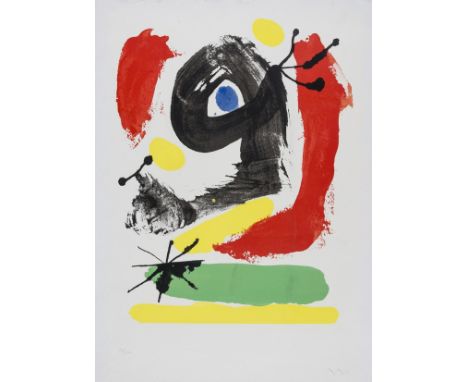 δ Joan Miro (1893-1983)UntitledScreenprint in colours, 1964, signed and numbered from the edition of 100 in pencil, the full 