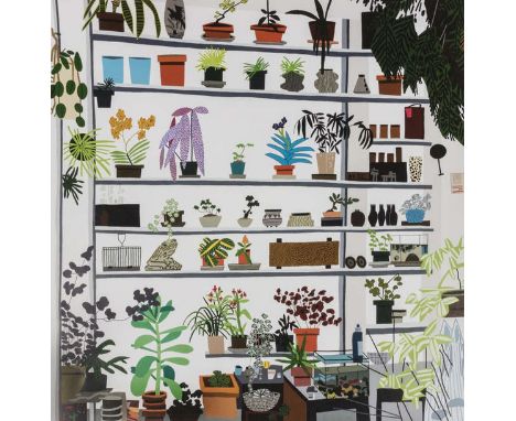 Jonas Wood (b.1977)Large Shelf Still Life 2017Offset lithograph printed in colours, 2017, on wove paper, the full sheet print