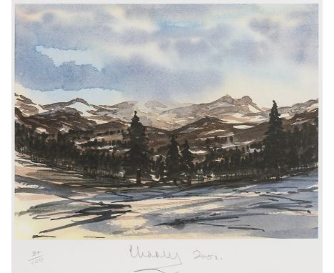 δ HRH Prince of Wales (b.1948)Balmoral Winter SceneThe deluxe portfolio, 2000, comprising the lithograph printed in colours, 