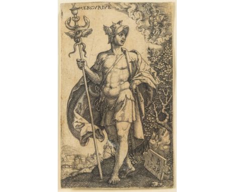 Master I.B. (active c. 1523-1530)Mercury, from: The Seven PlanetsEngraving, 1528, a good impression on laid paper without wat