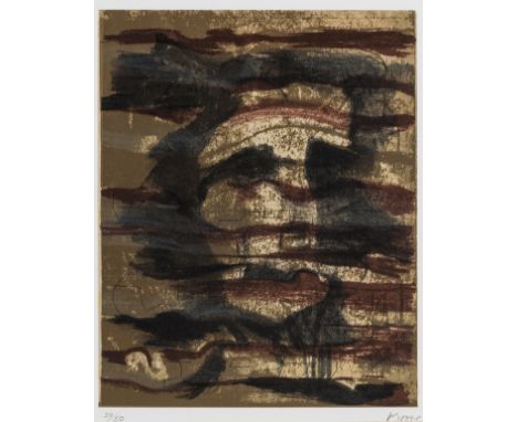 δ Henry Moore (1898-1986)Rock Head (Cramer 624)Lithograph printed in colours, 1981, signed in pencil, numbered from the editi
