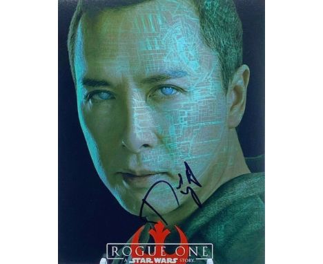 Star Wars - Rogue One - Donnie Yen (Chirrut) - autographed 8x10" colour photograph from the franchise, signed in black ink to