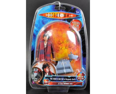 Doctor Who - Tom Baker (4th Doctor) - a Character Options made action figure ' The Fourth Doctor In Burgundy Outfit and K-9 F