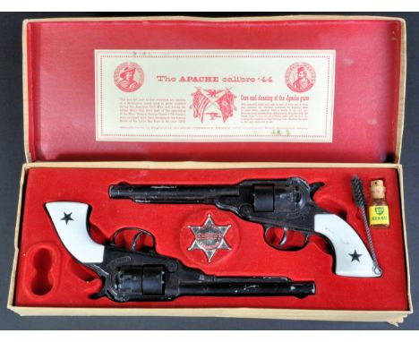 An original vintage replica / reenactment .44 calibre Apache toy gun by makers BCM Company Derby Ltd. The gun with original b