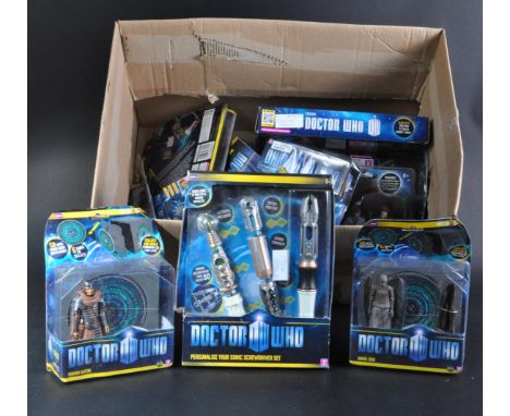 Doctor Who - Character Options - Eleventh Doctor - a collection of x14 Eleventh Doctor carded action figures and boxed playse