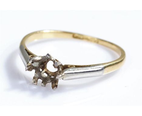 18 carat gold ring shank, 2.2 grams