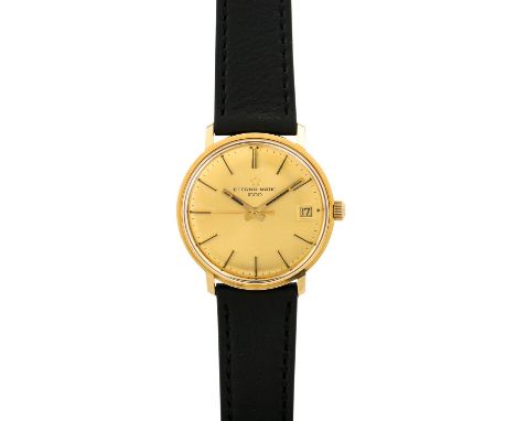 ETERNA Eterna-Matic 1000 Ref. 645 VT Vintage Herrenuhr FULL SET Gehäuse in 14K Gold, Eterna Automatikwerk Kal. 1489K. Neues G