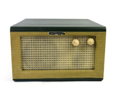 1950's Dansette portable record player, labelled automix 