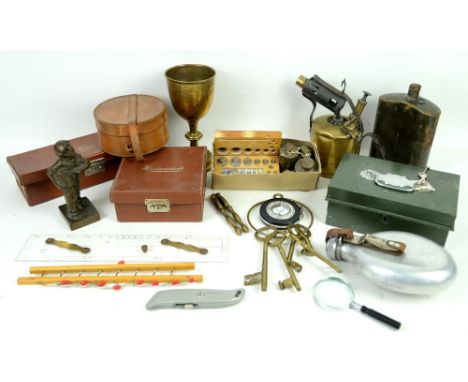 Box of assorted tools and toolboxes Being sold on behalf of Debra Charity
