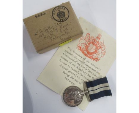 M 18352 A Tullis C.E.R.A .H.M.S Aurora, The Distinguished Service medal