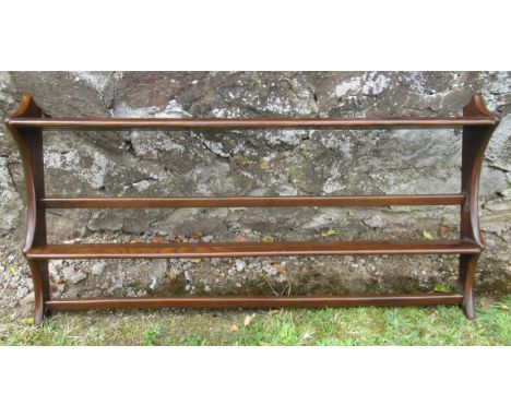 An Ercol plate rack, width 38ins&nbsp;