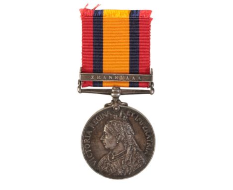 QSA TO PTE HUNTER DURHAM LT INFY Correctly impressed: 6990 Pte T Hunter Durham Lt InfyClasp: TransvaalCondition GVFThomas Hun