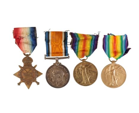 1914/15 TRIO TO PTE CAYGILL DLI Correctly impressed - 6240 Pte A Caygill Durh L I Condition VF+Alfred Caygill was a native of