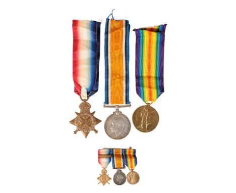 1914 STAR TRIO TO SERGEANT BAKER 14TH LONDON REGIMENT - LONDON SCOTTISH. 1914 Star - correctly impressed- 1200 SJTH J Baker 1