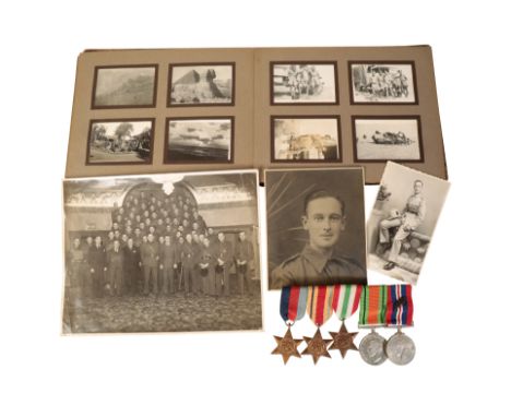 WW2 MID GROUP TO TROOPER SMITH 7TH ROYAL TANK REGT 7896132 Tpr R Smith' C' Squadron RTR.With a photograph album featuring the
