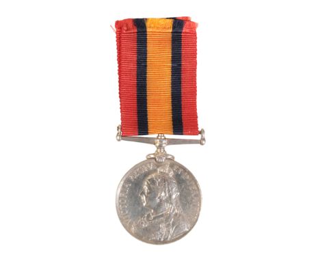 QSA TO LEADING STOKER DREW HMS NIOBE - DROWNED IN WEST INDIA DOCK IN 1916. QSA no clasp - J Drew LG STO HMS Niobe. Small impr