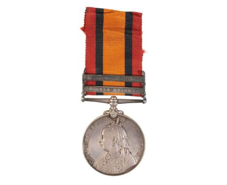QSA TO PTE PADDEN DURH L I Correctly impressed 4879 Pte E Padden Durh L IClasps: Tugela Heights and relief of Lady SmithCondi