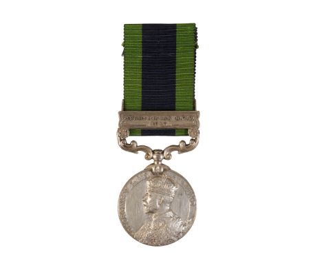IGS AFGHANISTAN NWF 1919 TO PTE MALONE DURH LI Correctly impressed - 29318 Pte R W Malone Durh LICondition VF ( correction to