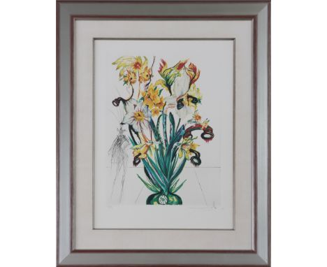 SALVADOR DALI (1904 Figueres/Katalonien - 1989 ebenda)druckgrafische Mischtechnik (Radierung über Farblithografie) auf Arches