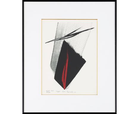 TOKO SHINODA (1913 Dalian/Republik China - 2021 Tokio)Farblithografie auf Bütten, "Light" (1996), am unteren Rand in Bleistif
