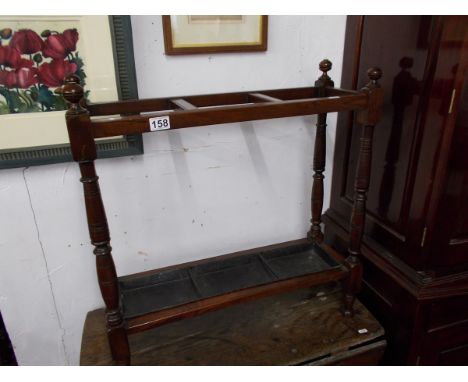 Victorian mahogany stick stand