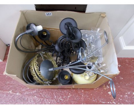 Box of light fittings