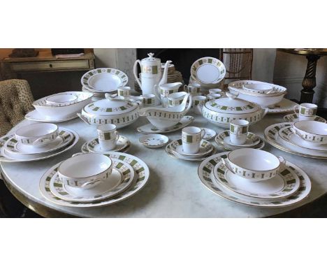 DINNER SERVICE, English fine bone china, Spode 'Persia', twelve place, seven piece settings. (97 pieces) (please note - no pa