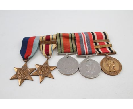 WW2 - ERII 8th Army Mounted Medal Group Special Constabulary Long Service Medal 