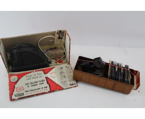 Vintage View Master Slide Viewers + Mini Cine Vintage Childrens Projector 