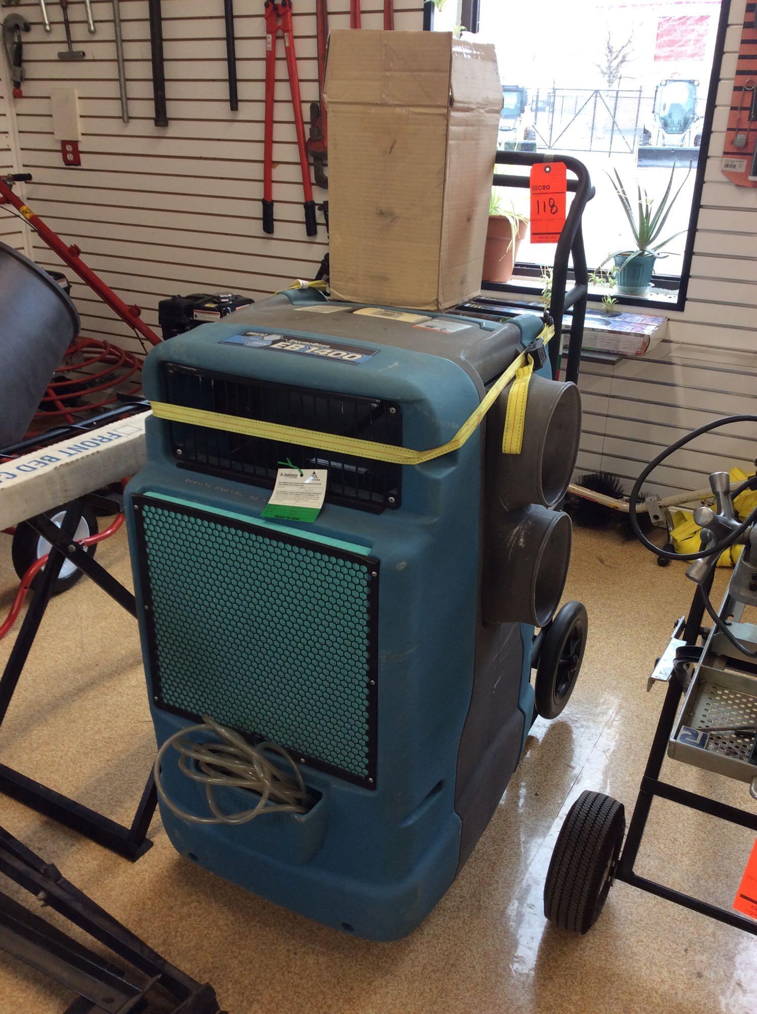 DriEaz portable combination dehumidifier/heater/cooler unit, mn EB1400