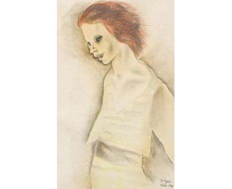 Mariette Lydis (1887-1970) Austrian Portrait of a lady Signed and dated 1929, mixed media, 49cm by 30.5cm  Artist's Resale Ri