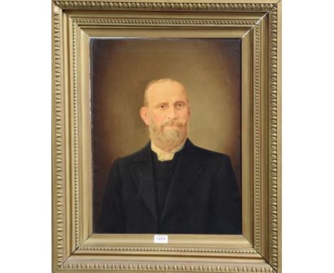 English school (late 19th century) Portrait of a gentleman, oil on canvas, 54.5cm by 42cm 