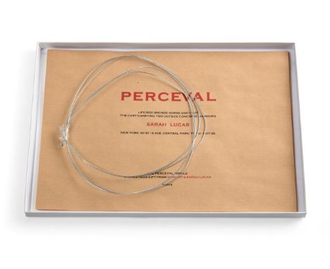Sarah Lucas (b.1962) ''The Percival Mobile'' Offset lithograph in colours on thick card, a further lithograph with instructio