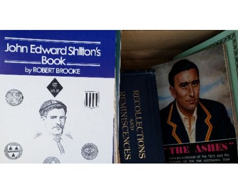 CRICKET, selection, inc. booklets, Hudson biographies (2), Bradman & Hedley Verity; ACS, John Edward Shilton, Warwicks Record