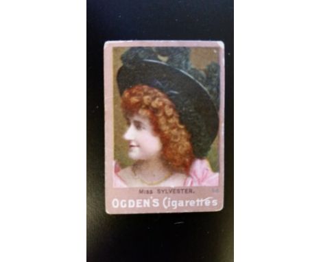 OGDENS, Miniature Playing Cards (actresses), numeral 46 to fronts, some scuffing to edges, G to VG, 26