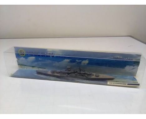 KM Scharnhorst Die cast 1:1200 scale model battleship. Minic Ships Fighting Ships With Glidewheels Series. In original box wi