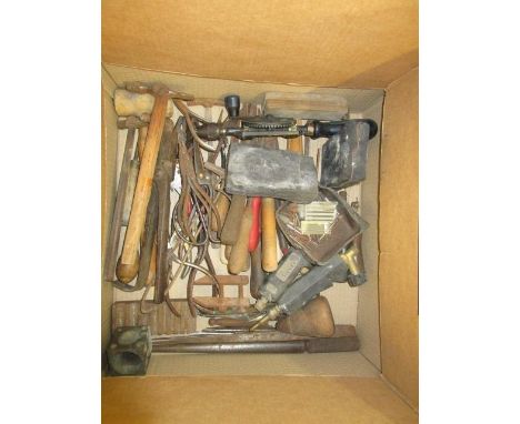 A selection of vintage jeweller's tools 