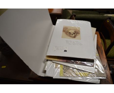 John Seymour Lucas, folder of drawings prints and watercolours  